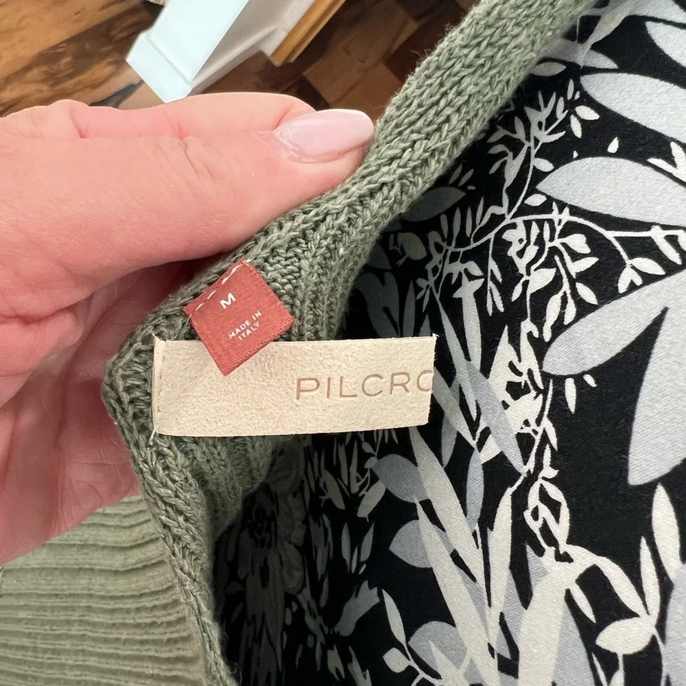 Pilcro Olive Ribbed Tank Top - Picture 4 of 4